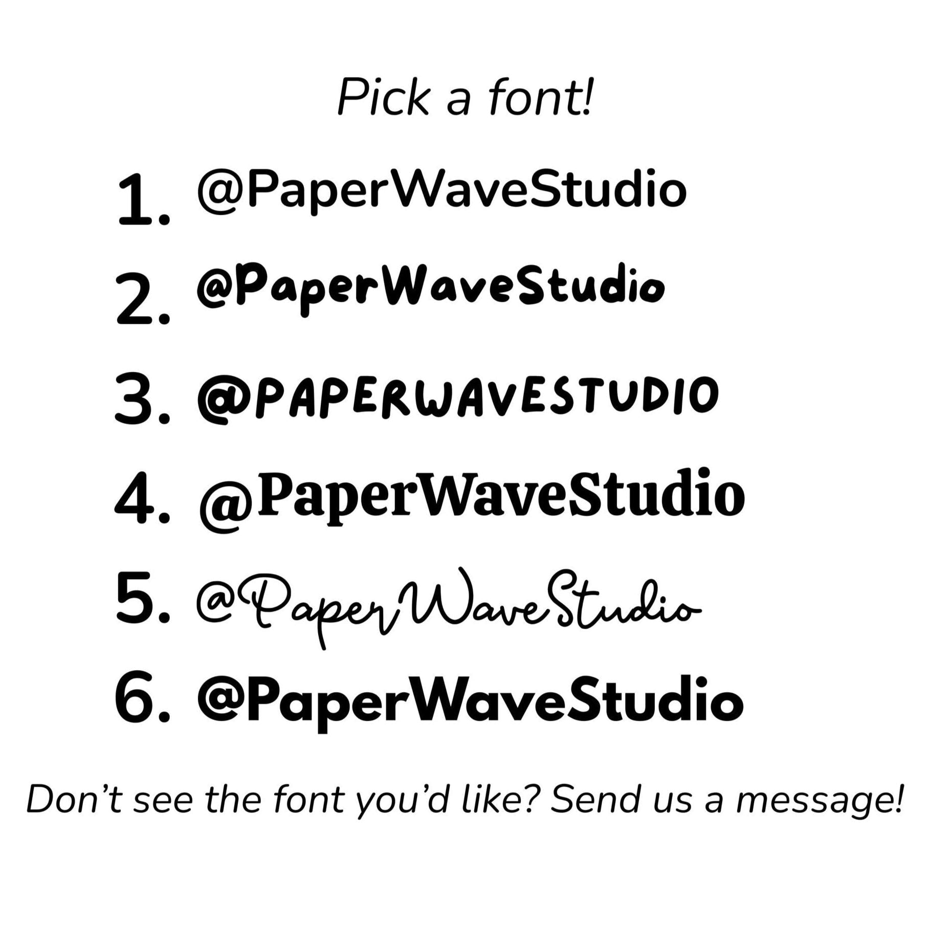 Custom Social Media Sign Watermark for Photos