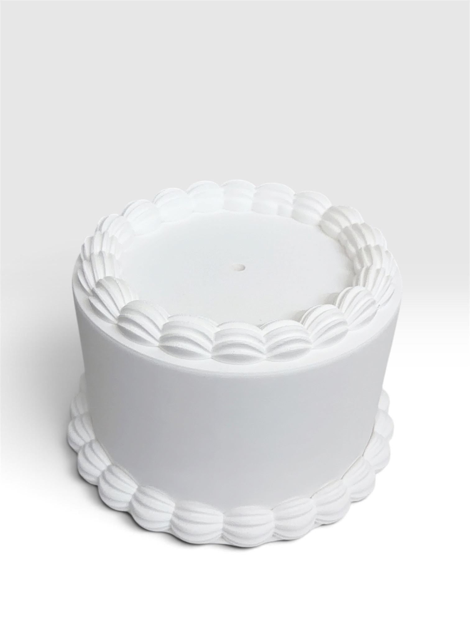 Faux 3D Cake Prop for Product Photos Cake Toppers | TOPPER NOT INCLUDED