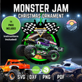 Monster Jam Ornament File Template