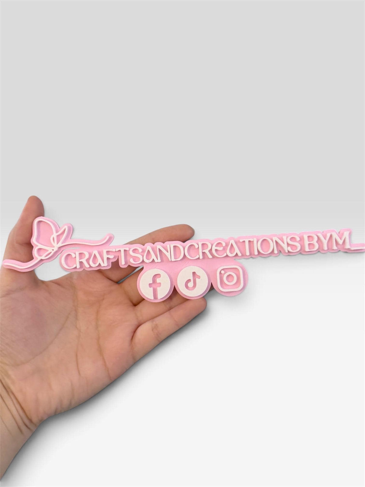 Custom Social Media Sign Watermark for Photos