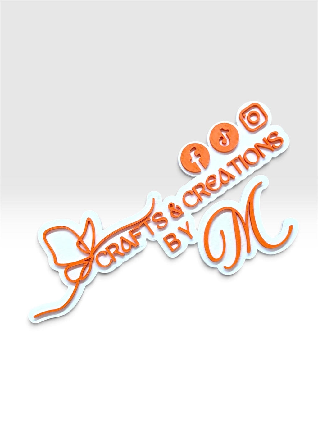Custom Social Media Sign Watermark for Photos