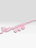 Custom Social Media Sign Watermark for Photos
