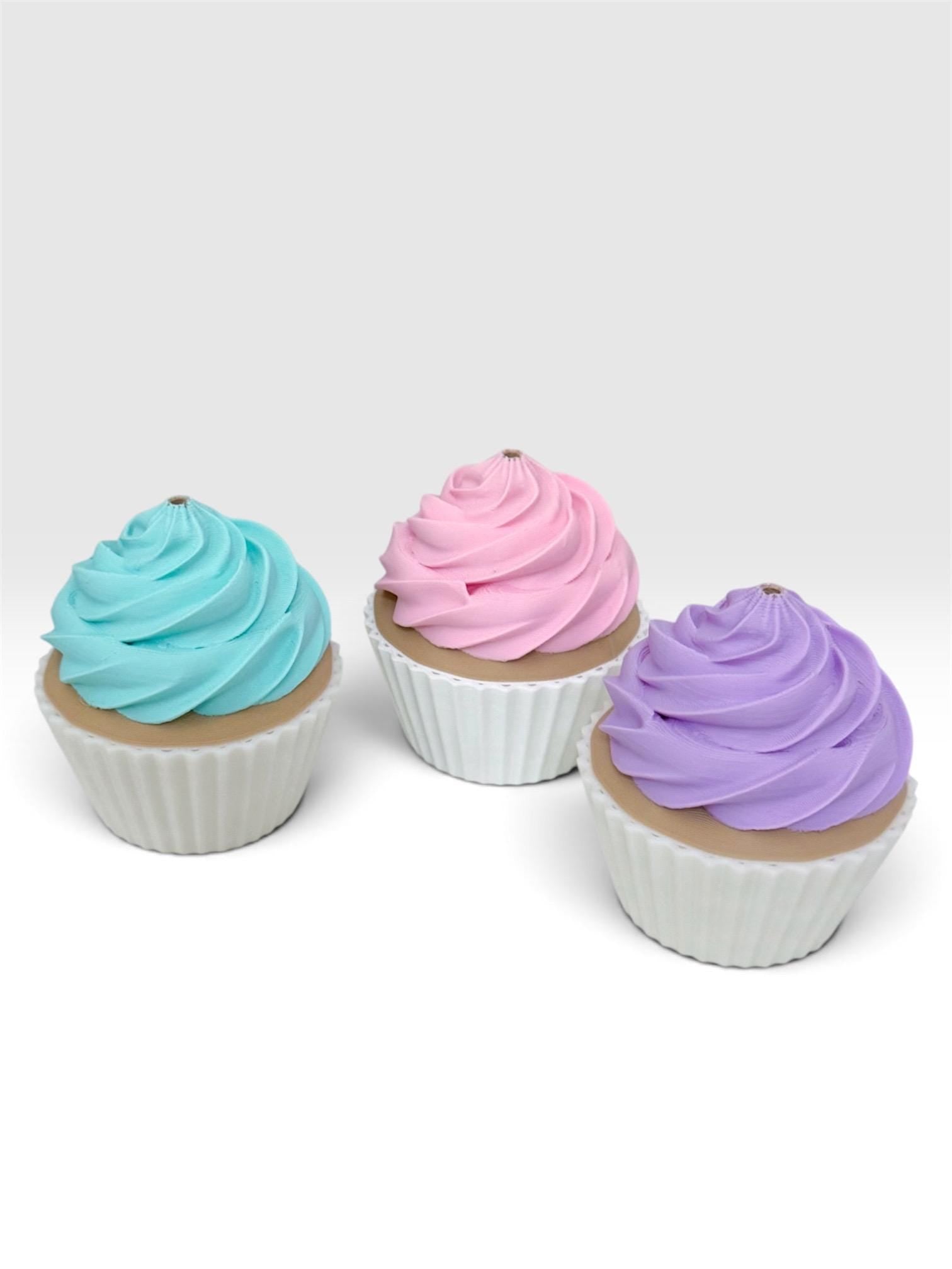Faux 3D CupCake Prop for Product Photos Cake Toppers | TOPPER NOT INCLUDED